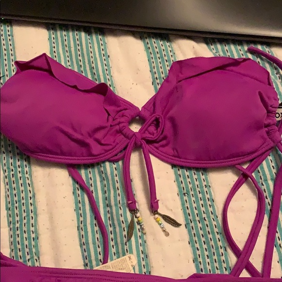 Purple Roxy bikini set - Picture 2 of 3